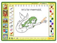 ABC mouse - M is for Mermaid Painting